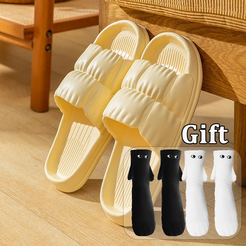 Comfortable Cloud Platform Slippers for All