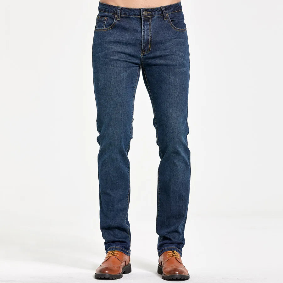 Klassische Slim Fit Blue Jeans für Herren