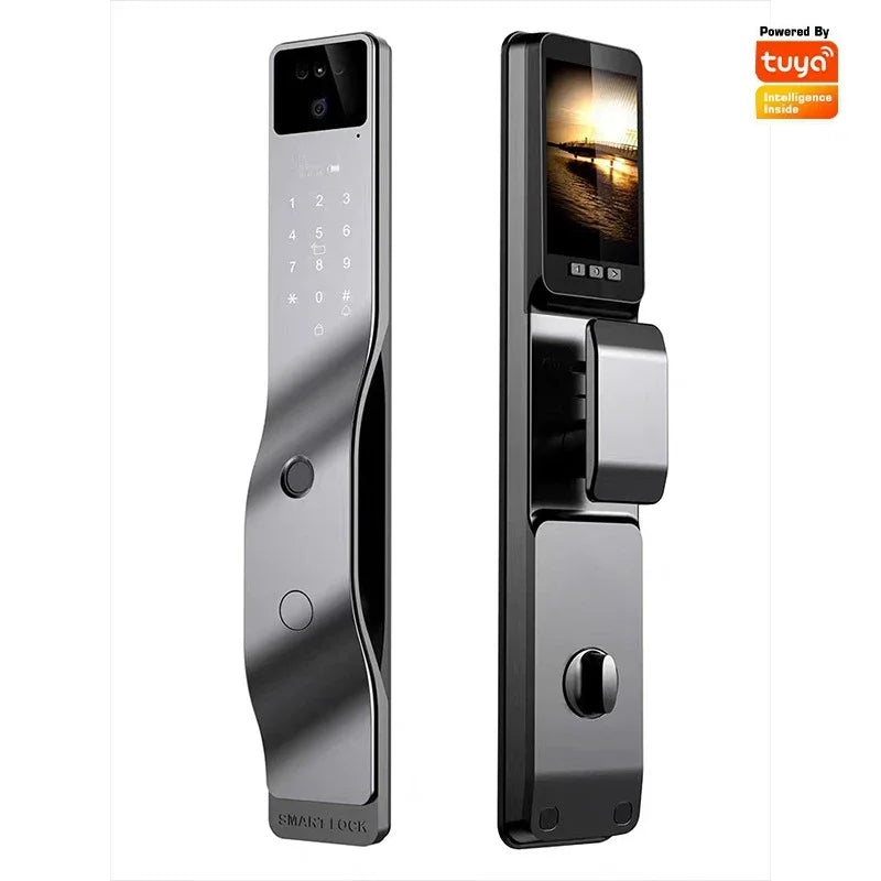 Tuya App Smart Fingerprint Door Lock with Camera