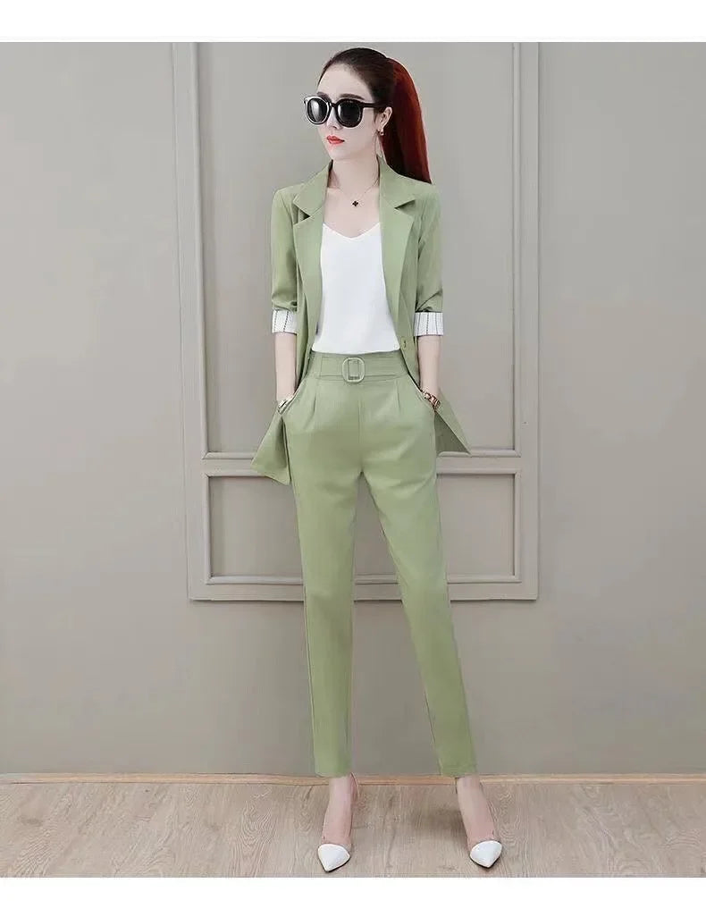 Women's Elegant High-End Feel Small Jacket 2-Piece Set