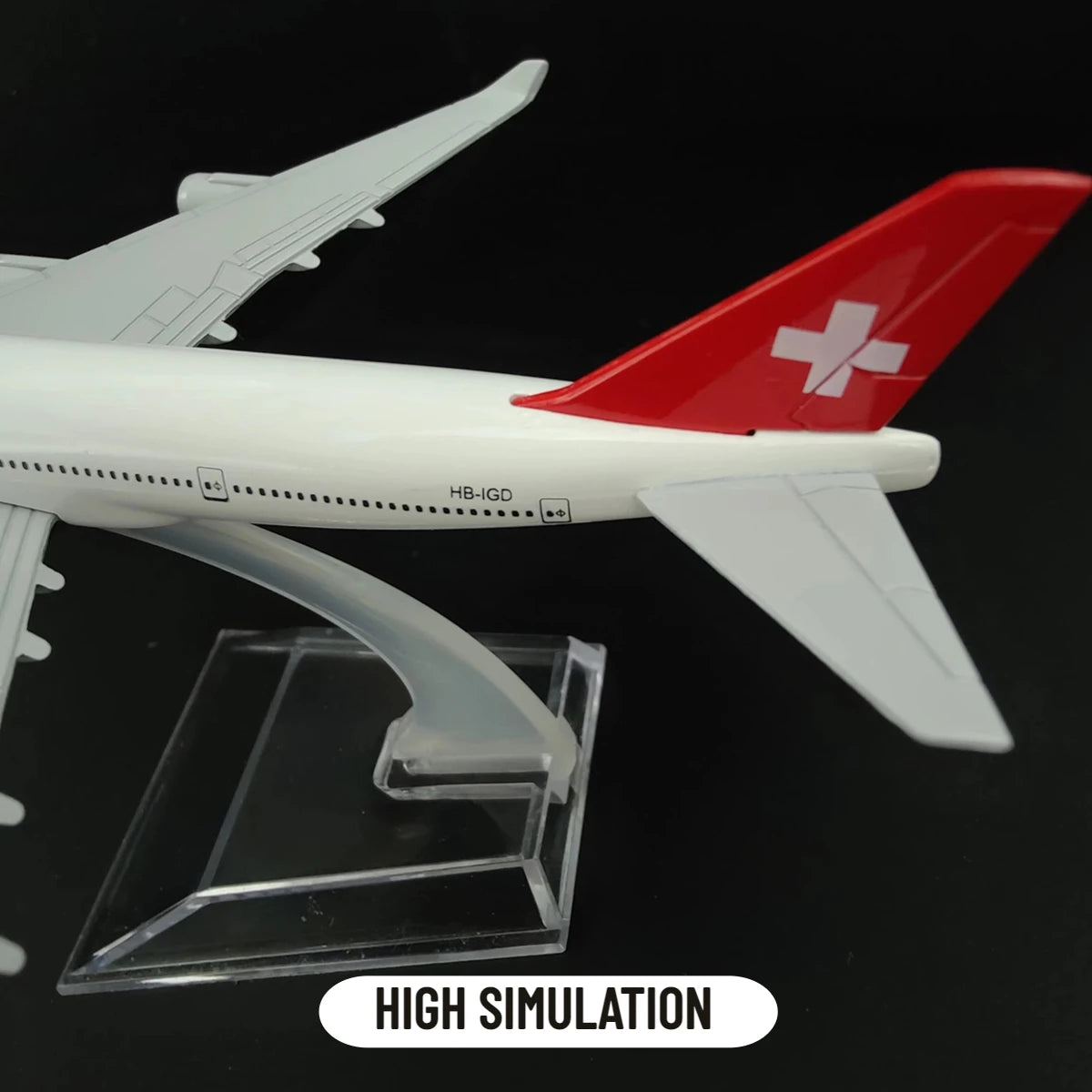 Metal Aviation Replica Swissair Toy - Boeing Airbus Airplane