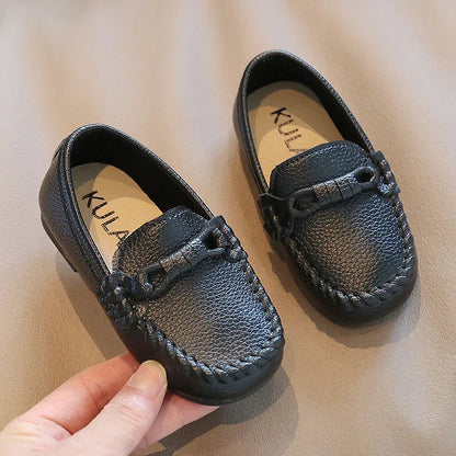 Kids Leather Casual Flats Loafers Sneakers Shoes