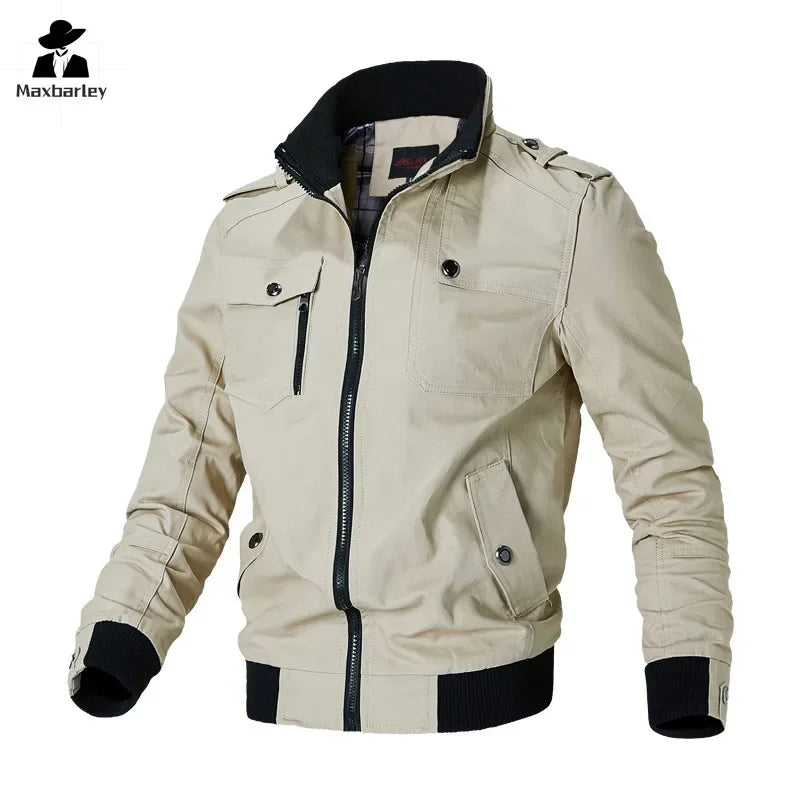 Veste de camping coupe-vent MA-1 Cargo pour homme