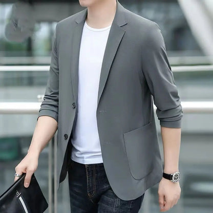 Oversized Black Blazer- Casual Spring Style