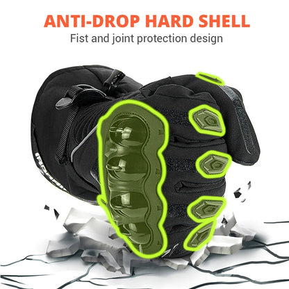 Vollfinger-Winter-Motorradhandschuhe für Herren – warm und langlebig