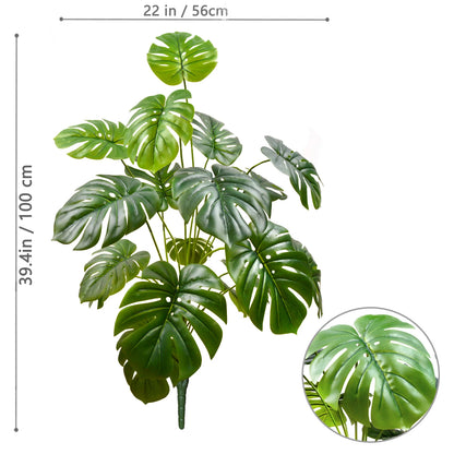 110cm Artificial Monstera Palm Tree Home Decor