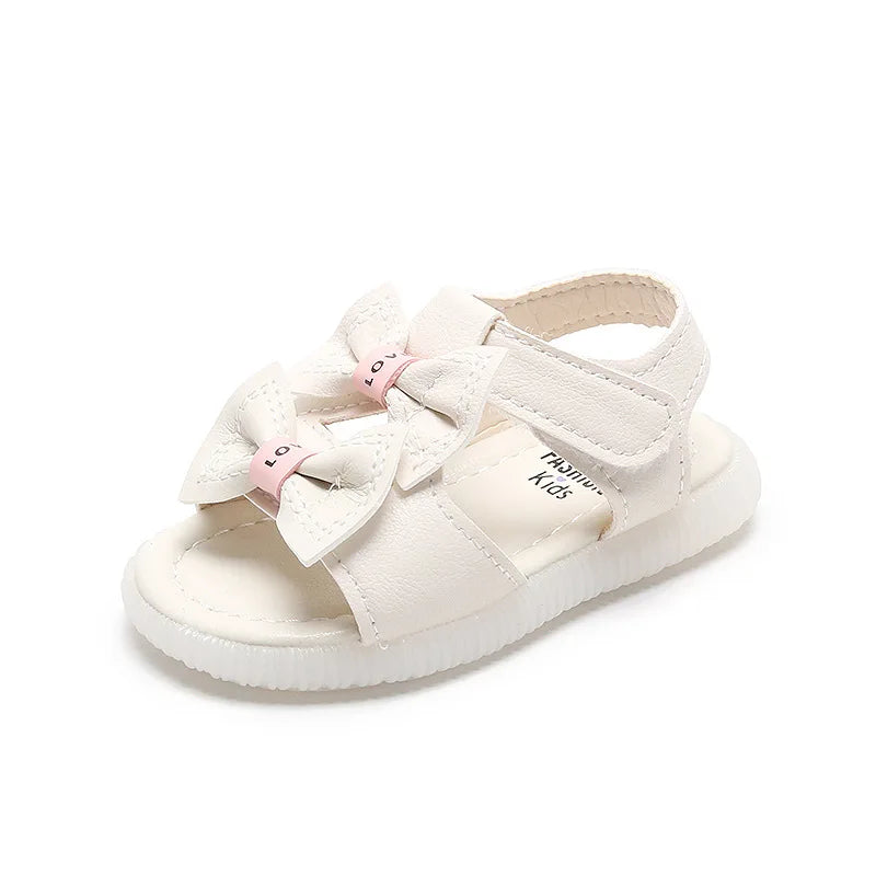 Korean Style Kawaii Bowtie Sandals for Toddlers