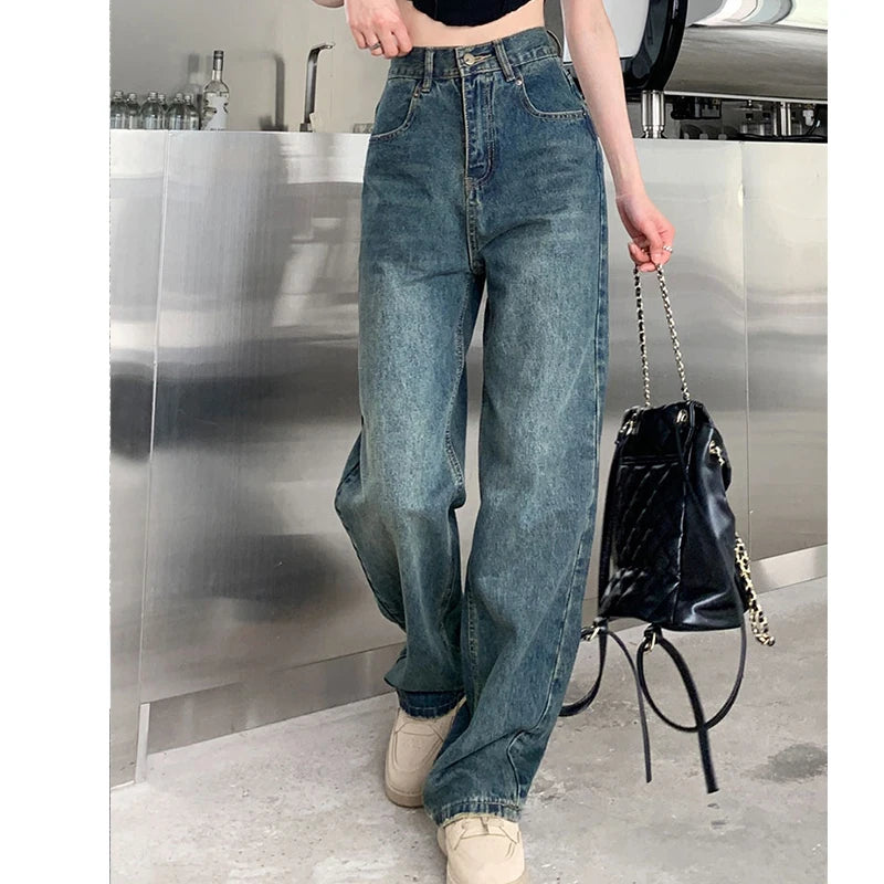 High Waisted Wide Leg Jeans for Women