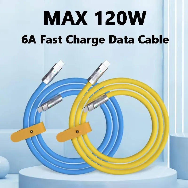 120W Super Fast Charge PD Type C Cable