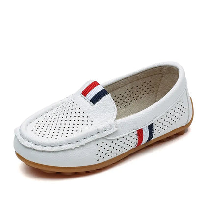Kinder Party Hochzeit Leder Slip-on Loafer Schuhe