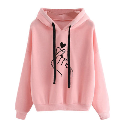 Autumn Fleece Hoodie Korean Fashion Sweatshirt