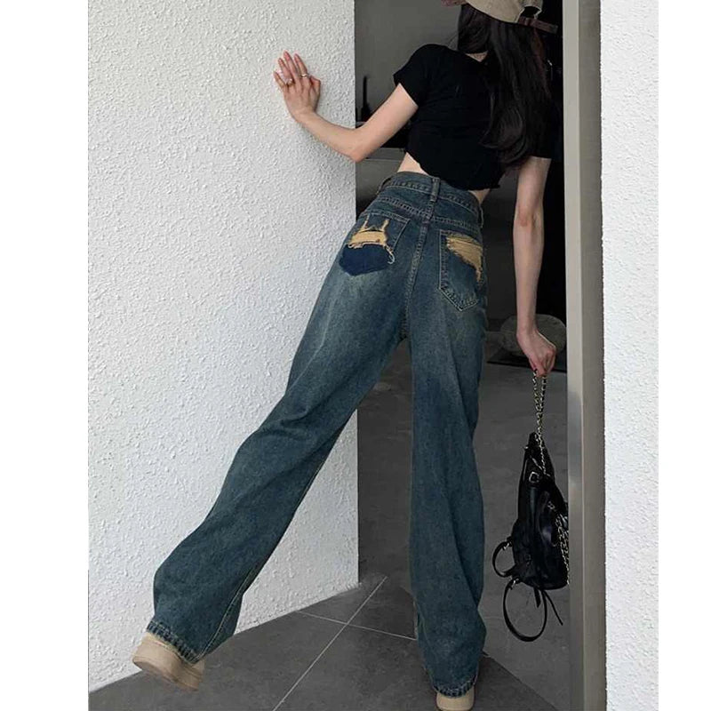 High Waisted Wide Leg Jeans for Women