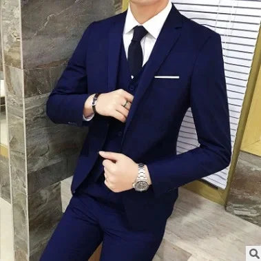 Men's Slim Fit One Button Suit Jacket