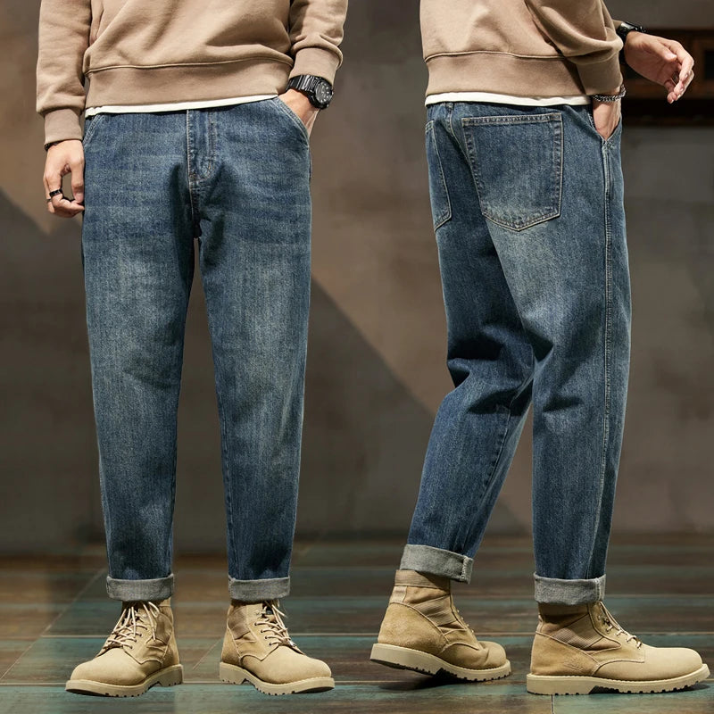 KSTUN Loose Fit Baggy-Jeans für Herren