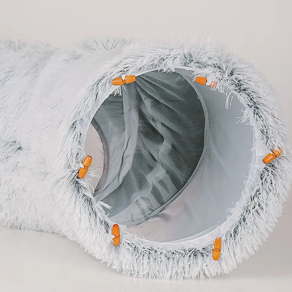 Tunnel de nid chaud pliable pour animaux de compagnie