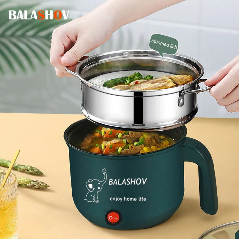 Mini Non-Stick Electric Cooker for Single/Double Hot Pot