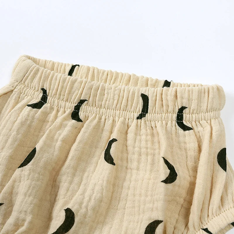 Freizeit-Set aus T-Shirt und Shorts mit Print für Kinder