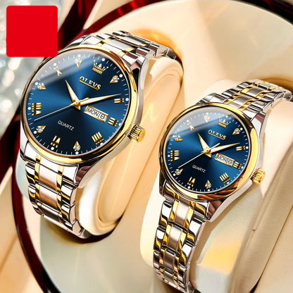 Original Luxury Diamond Couple Watches