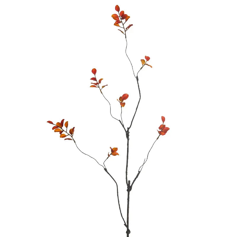 3 Fork Artificial Red Maple Leaf Decoration