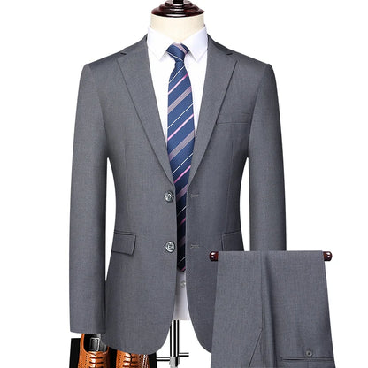 High-Quality Two-Button Men's Wedding Suit