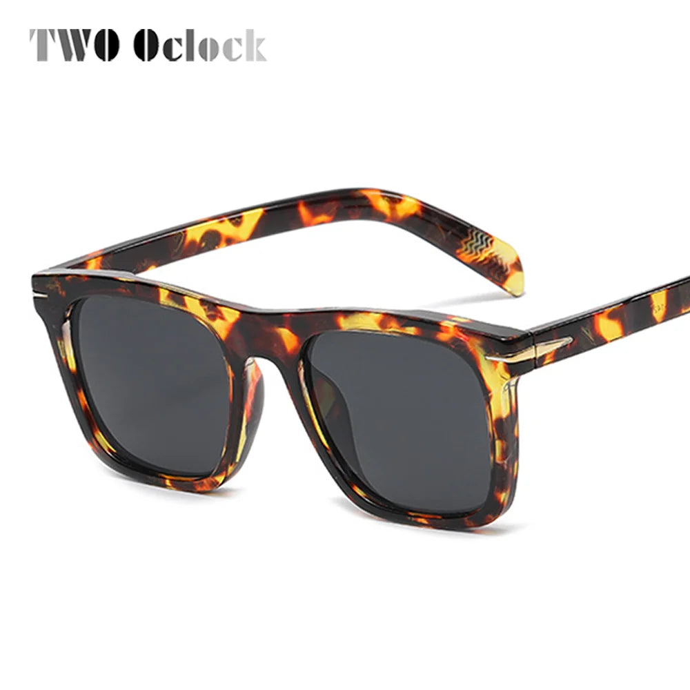 Men/Women's Stylish Eyewear for Sports and Cycling Vintage Square Sunglasses