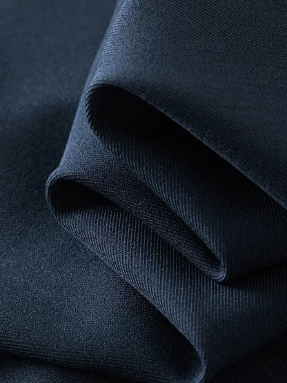 Jupe de bureau plissée à taille zippée