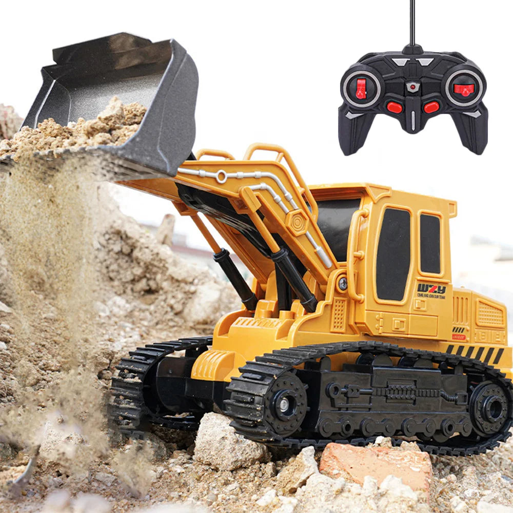 Remote Control Crawler Truck - Excavator Dumper Toy