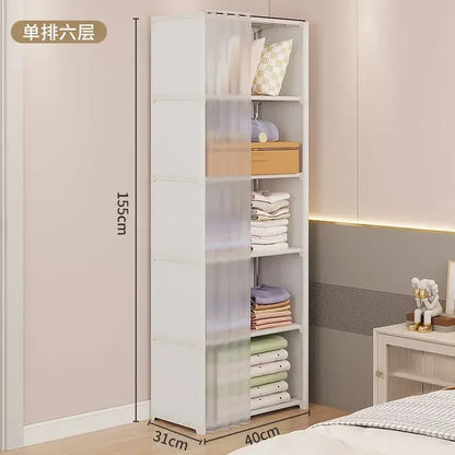 Dustproof Multi-layer Wardrobe Storage Rack