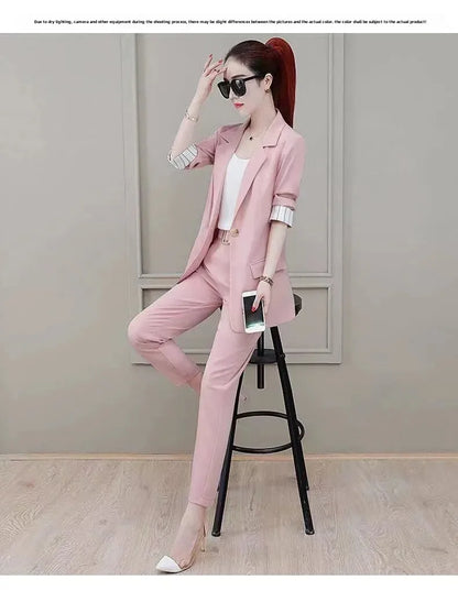 Women's Elegant High-End Feel Small Jacket 2-Piece Set