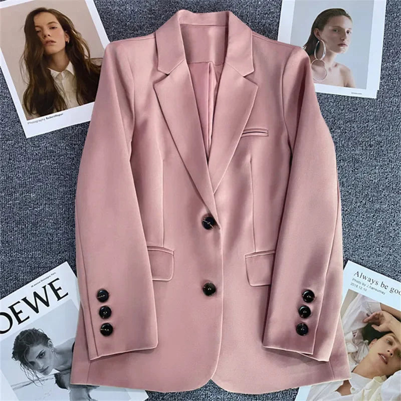 Blazer élégant pour femme de bureau printemps-été