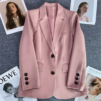 Blazer élégant pour femme de bureau printemps-été