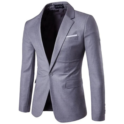 Blazer de costume d'affaires de haute qualité pour hommes - 9 couleurs
