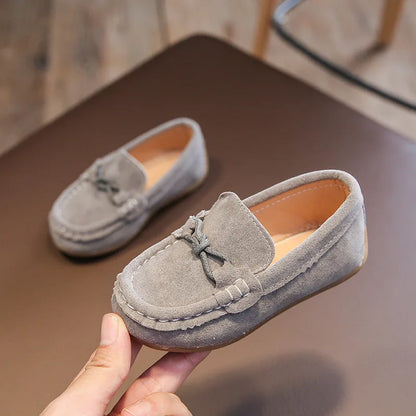 Boys Spring Autumn Loafers Soft PU Leather Slip-on Shoes