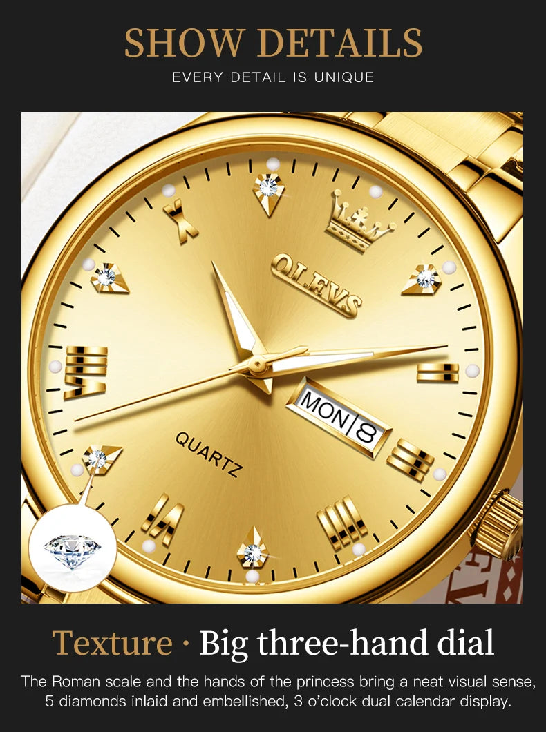 Original Luxury Diamond Couple Watches