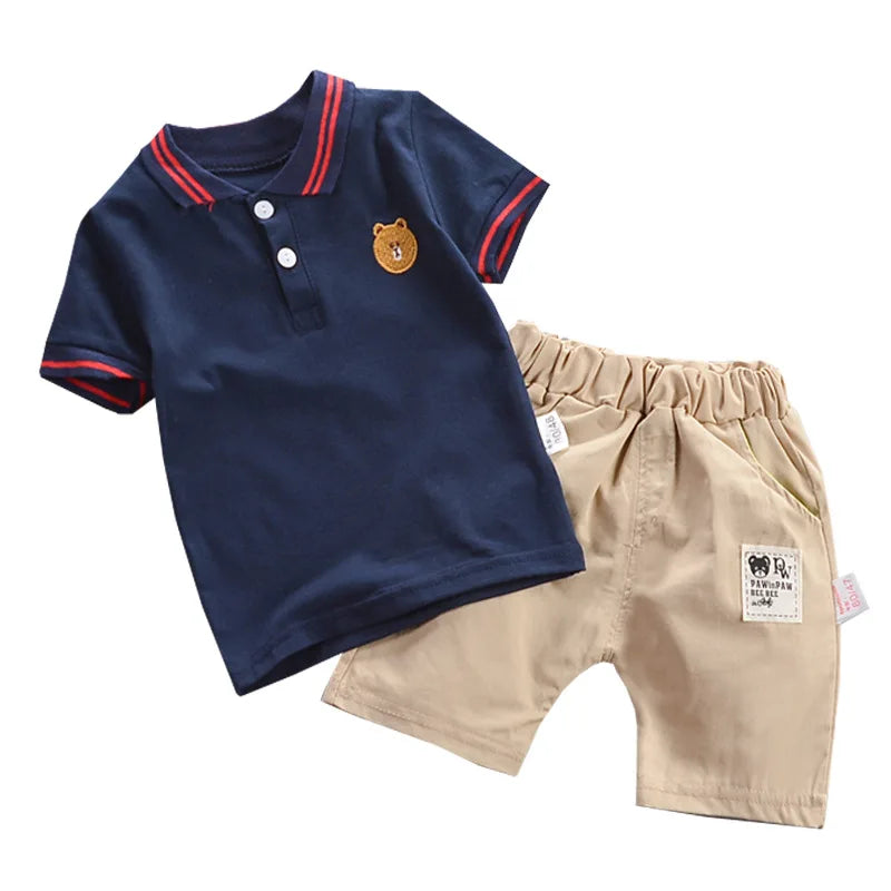 Ensemble polo et short pour bébé garçon