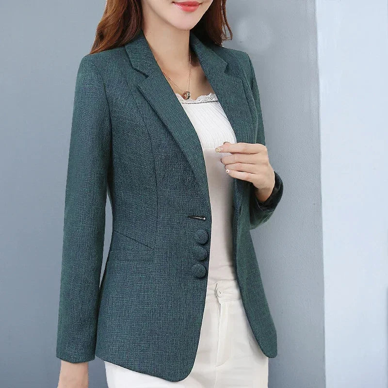 Stylish Slim Blazers for Office Ladies