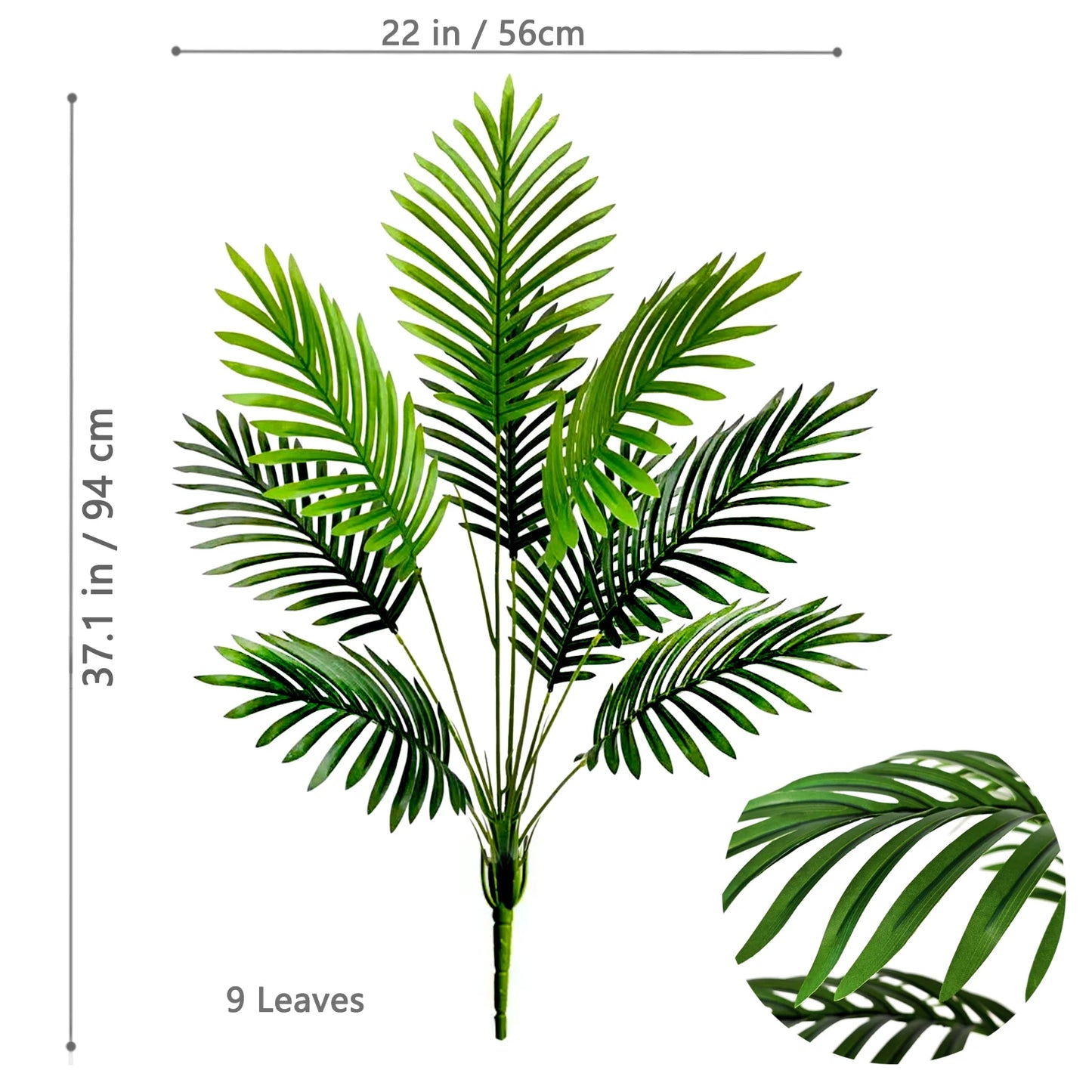 68–125 cm künstliche Palme als Gartendekoration.