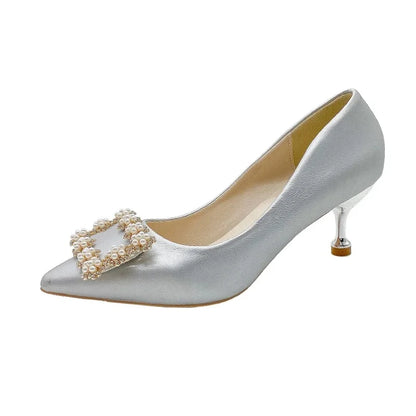 Women's Thin High Heeled Wedding Shoes