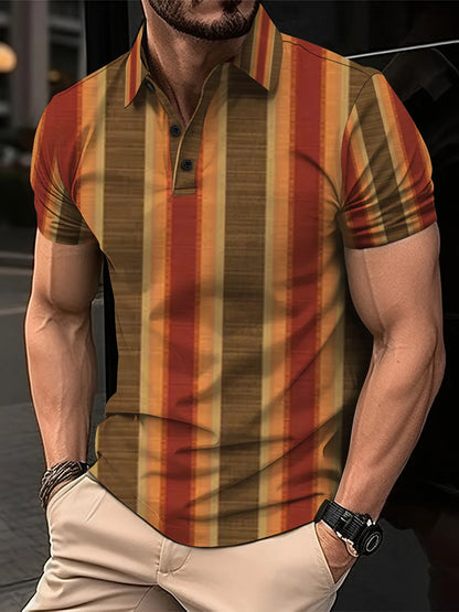 Summer Polo Shirt for Men - Short Sleeved