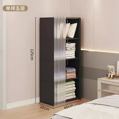 Dustproof Multi-layer Wardrobe Storage Rack