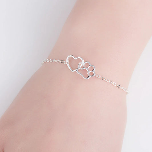 Women's Hollow Heart Link Chain Bracelets