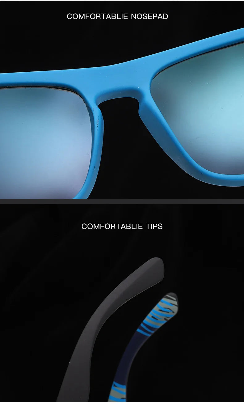 Ultra-Light Rectangular Polarized Photochromic Sunglasses