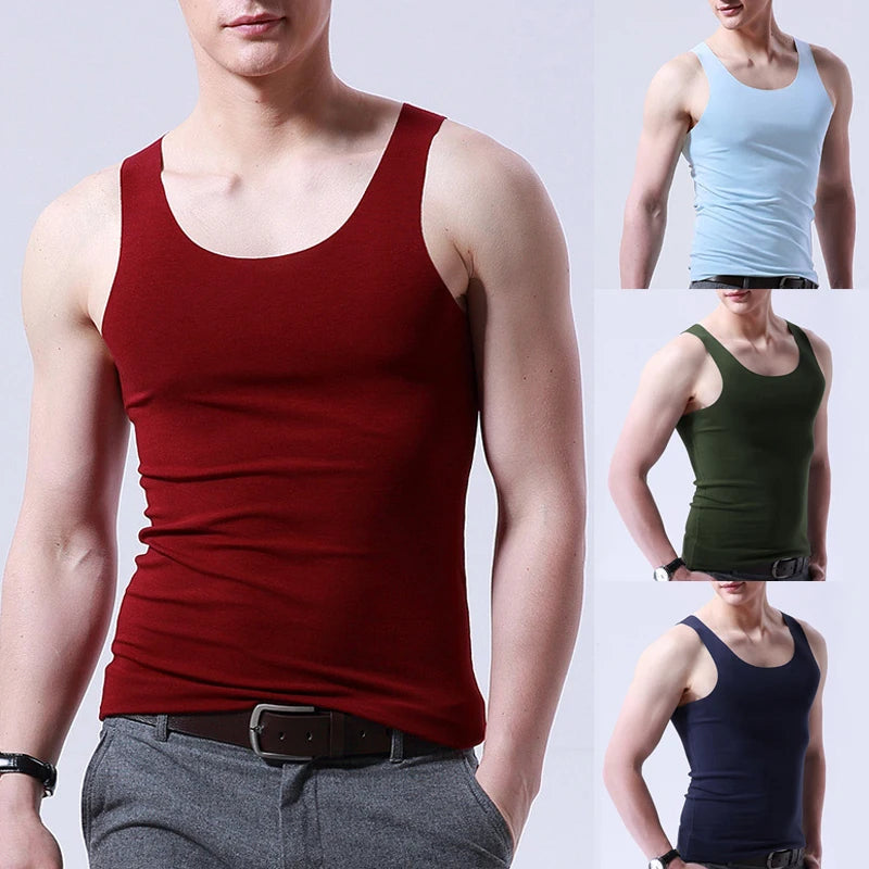 Cooles Slim Fit Sommer-Tanktop aus Milchseide