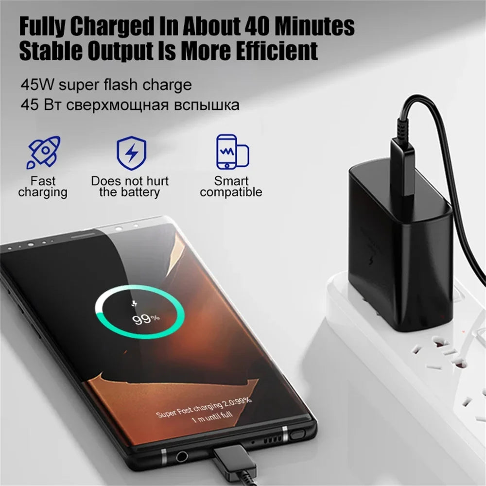 45W PD Charger - Super Fast Power Type C Charger