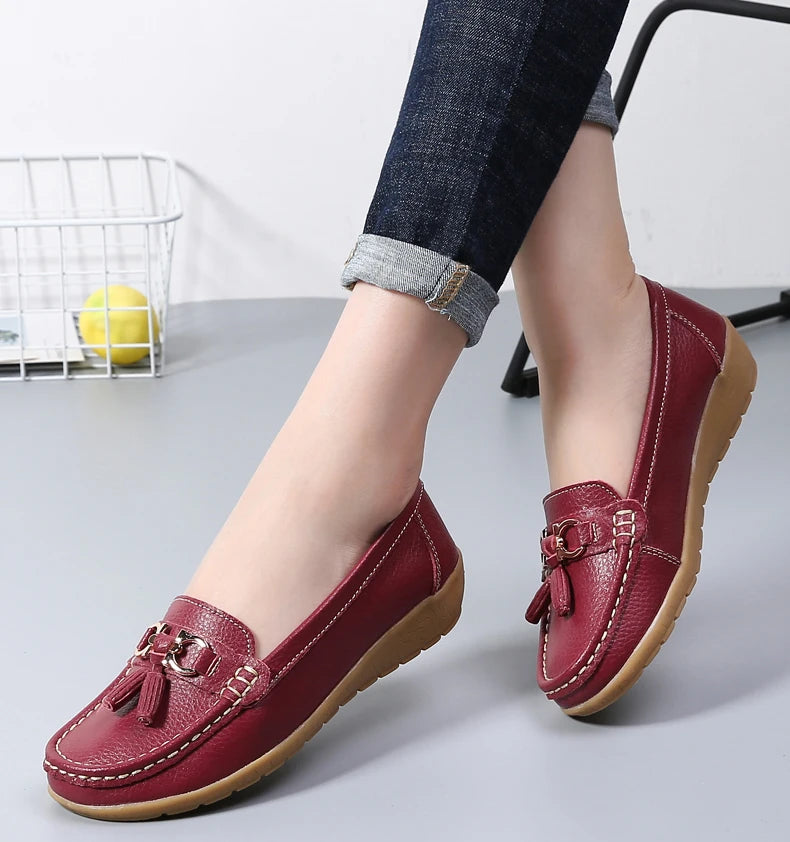 Mocassins décontractés à enfiler pour femmes