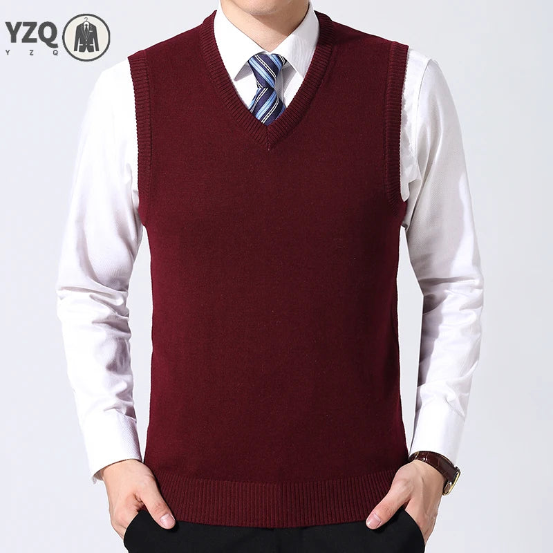 Men's Casual Sweater Vest Warm & Cozy