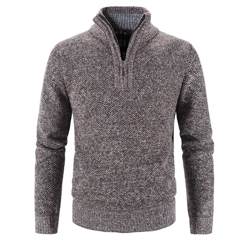 Fleece-Rollkragenpullover für Herren – Winter &amp; Frühling