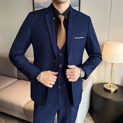 Business Wedding suit -  Banquet Handsome Men's 3-piece Set