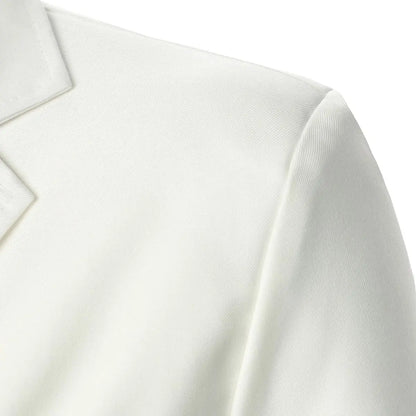 Solid Color Men's Blazer for Business & Events