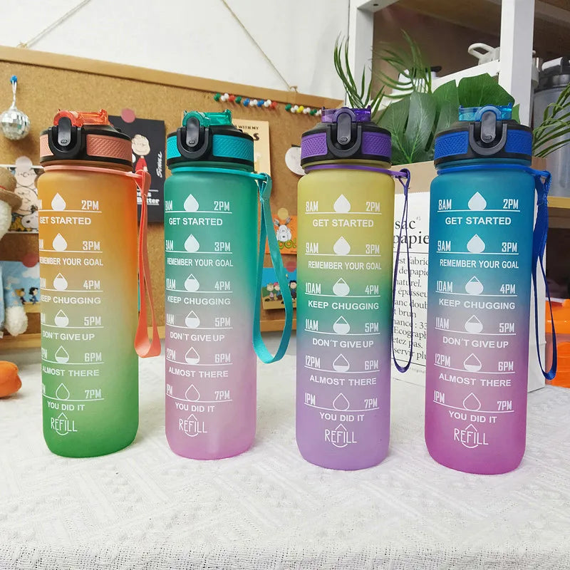 1L Motivational Leakproof Sports Bottle